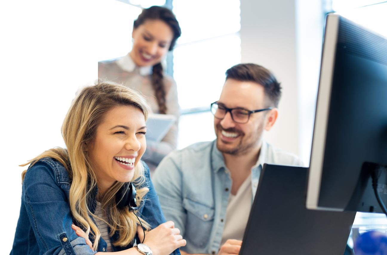 he team is showcasing a satisfaction guarantee for their safety and compliance services.